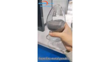 Sintered metal powder filter cartridge
