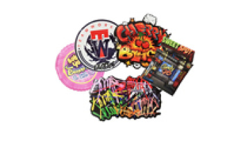 Die Cut Irregular Ziplock Special Shaped Plastic Inside Printing Mylar Packs 3.5g Custom Shape Mylar Bag1