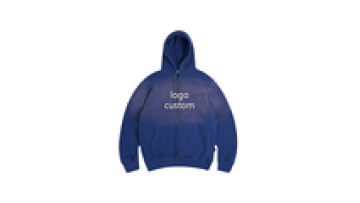 Vintage Acid Washed Hoodie Custom your own Logo Blank sun fader Hoodie Oversized Pocket Full Zip  Cotton  Pullover1