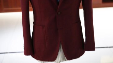 Custom red plus size wool suit personalized high fashion suits man classic suit1