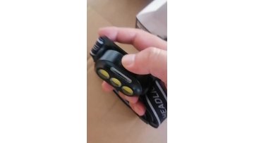 New Design Orange Mini Light Portable Rotating Headlamp Warm White Head Light Led Headlamp Rechargeable Cob Amber Headlamp1