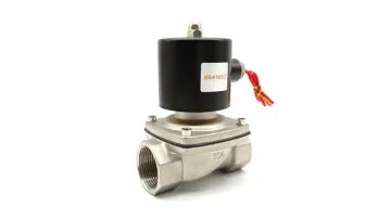 2S350-35 1 1/4′′ 2-Way Normally Closed Water Air Oil Gas Stainless Steel Solenoid Valve 12V 24V DC 110V 120V 220V 230V AC1