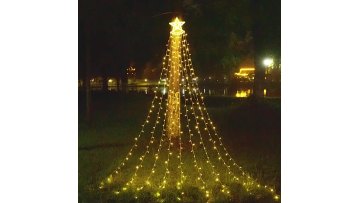 LED 3.5X6M 9Pendants Waterfall Curtain String Light Garland Water Flow Meteor Solar Outdoor For Holiday Party Wedding Christmas1