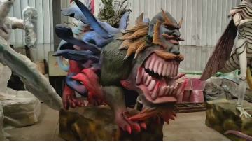 Realistic animatronic monsters