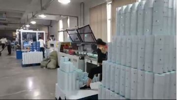 Application to pack label rolls