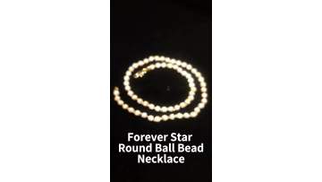 Hip Hop Miami Cuban Link Chain Necklace Sterling Silver CZ Iced out Round Ball Bead Necklace Men's Necklace1