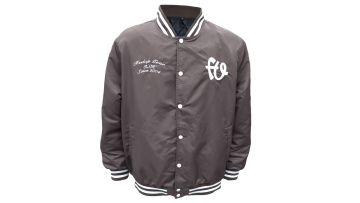 nylon padded baseball jacket
