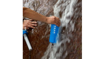 Promotion Uniquye Outdoor Product 1L Eco-friendly Flexible Silicone Carbon Filter Water Bottle1