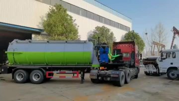 25000 Liters Sewage Suction Tank Trailer