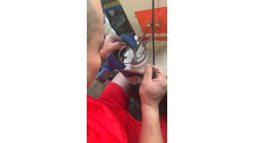 6KW energy saving induction heating brazing furnace Bracelet internal mold welding1