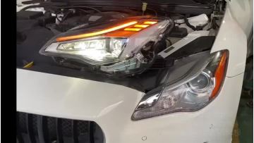 Maserati Quattroporte LED headlights
