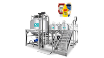 Food Grade Vacuum Homogenizing Emulsifying Mixer for Sauce and Mayonnaise Production1