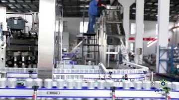 automatic beverage can bottling machine