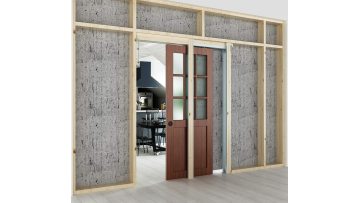 2 Track Pocket Door