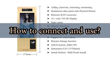 IC Card Reader Door Bell Reader Intercom Telephone System1