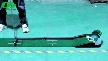 Golf Putting Mat 3 Hole Portable Indoor Outdoor Eco-Friendly Dual Color Realistic Green Practice Surface Lightweight Travel Golf