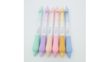 Wholesale High Quality Office & School Supplies Multi-Colored Foiled Gel Pen Set Promotional Soft Sponge Holder Pen1
