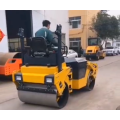 Mini Ride On Road Roller Compacting Asphalt