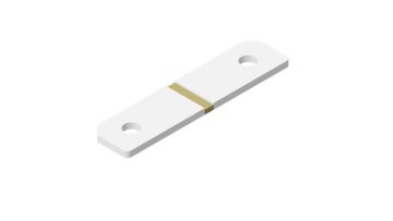 50 µΩ HYCS8420L050J02 Ribbon Bonded Flat Strip Shunt