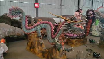 Realistic animatronic monsters