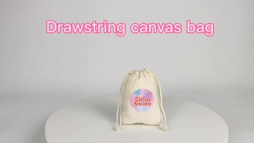  Cotton-canvas Drawstring Bags