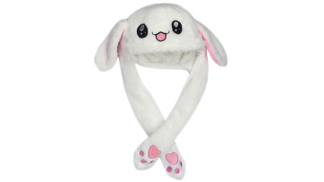 Fashion Korean Style Winter Fur Plush Hat Soft Warm Cute Animal LED Kids Gift Hat1
