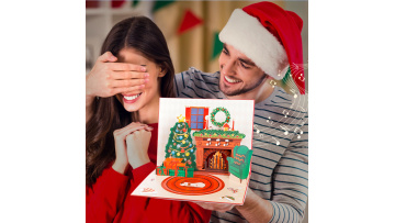 Christmas Fireplace Card
