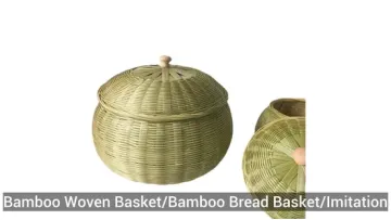 Traditional Large Bamboo Grain Basket1