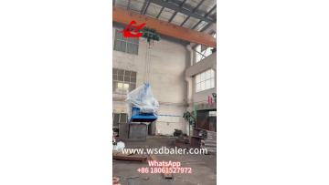 Wanshida scrap iron baler is ready for shipment!