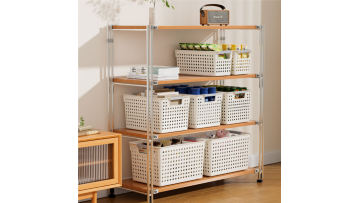 Industrial Style Open Storage Rack for Modern Living