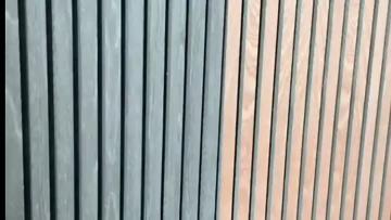 Wood strip sound-absorbing panel