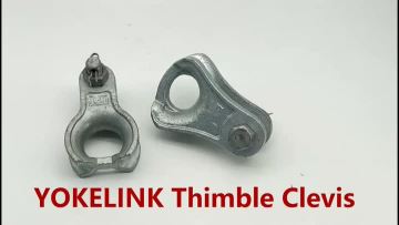 Hot Dip Galvanized Thimble Clevis