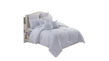 OEM business embroidery king queen comforter set luxury fluffy quilt 7pcs comforter set1