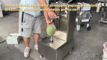 Fruit and vegetable peeling machine