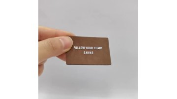 silicone printing on leather