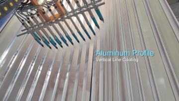 Aluminum Profile Vertical Line Coating