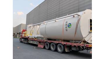 Video of loading and transportation of lime and ce
