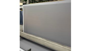Livite 650gsm dark gray PVC coated liners tent materials for outdoor camping is in production.