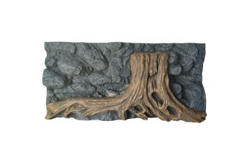 Realistic Tree Root Shaped Background Panel