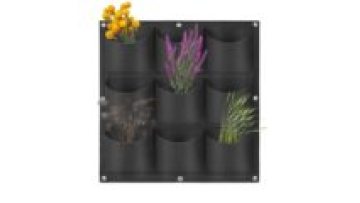 Wall Hanging Grow Bags 9 Pockets Hanging Vertical Wall Planter Wall Mounted Grow Bag Hanging Planting Grow Pots1