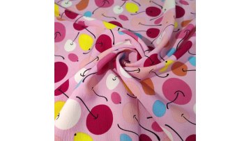 Good  quality  custom 4 way stretch poly fabric printing floral fabric chiffon fabric for dress1