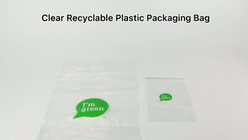 recyclable plastic packaging bag