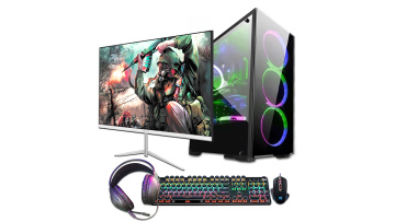The whole set of gaming console