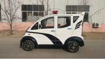 Electric open-top sightseeing patrol car