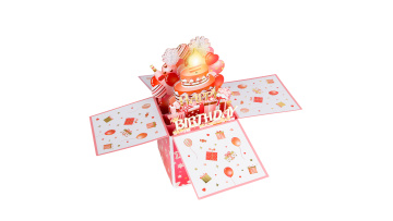 3D Birthday Musical Pop up box Greeting Card