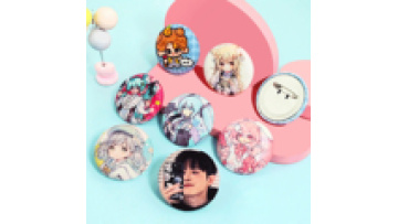 Custom Cartoon Plush Jelly Tinplate Badge Manufacturer Custom Made Round Shaped Metal Pins Button Badges With Safety Pins1