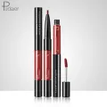 Pudaier 16 colors Matte Lip Liner Velvet Long Lasting Lipstick Pen Two In One Lip Gloss Pen Not Easy to Decolorize Lip Liner