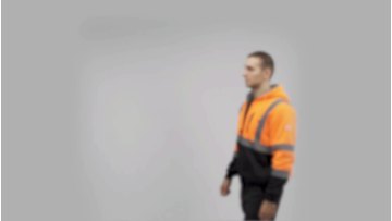 Factory custom logo reflector hoodie sweatshirts high visibility construction safety reflective jacket1