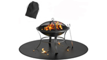 Fire Pit Mats Bonfires Lawn Patio Chiminea Deck Defender Under Grill BBQ Mat Heat Shield Fire Resistant Pad for Outdoors1
