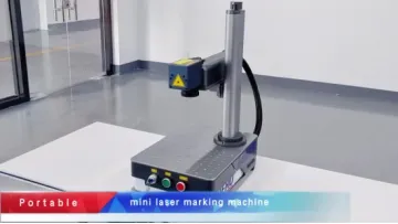 Mini Desktop Z Axis Fiber Laser Marking Machine for Logo1
